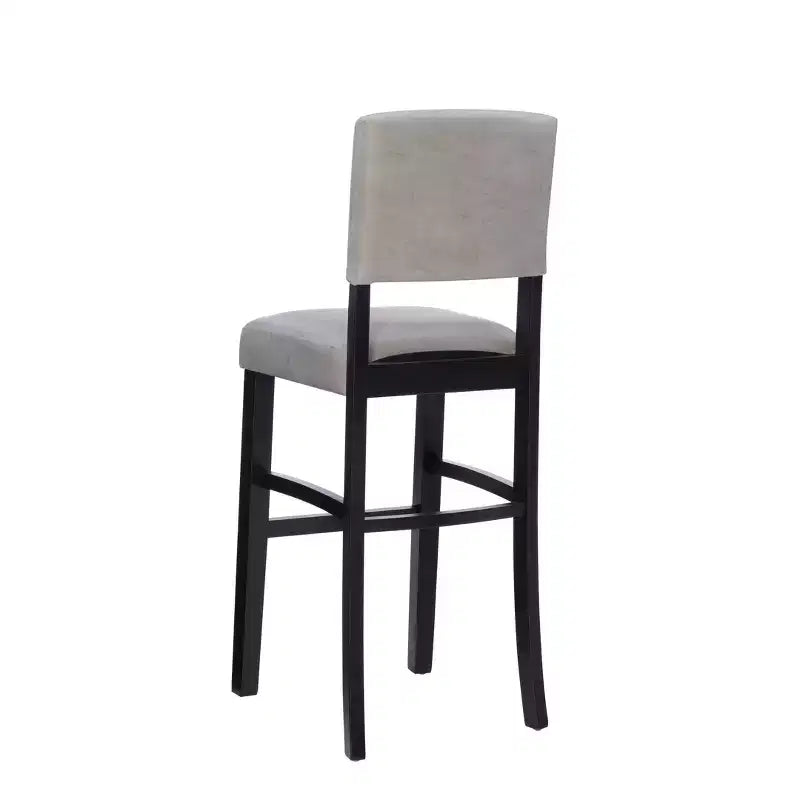 Tabouret de bar rembourré Morocco - Similicuir, Structure en bois d'hévéa, Hauteur d'assise 76 cm, 102 kg