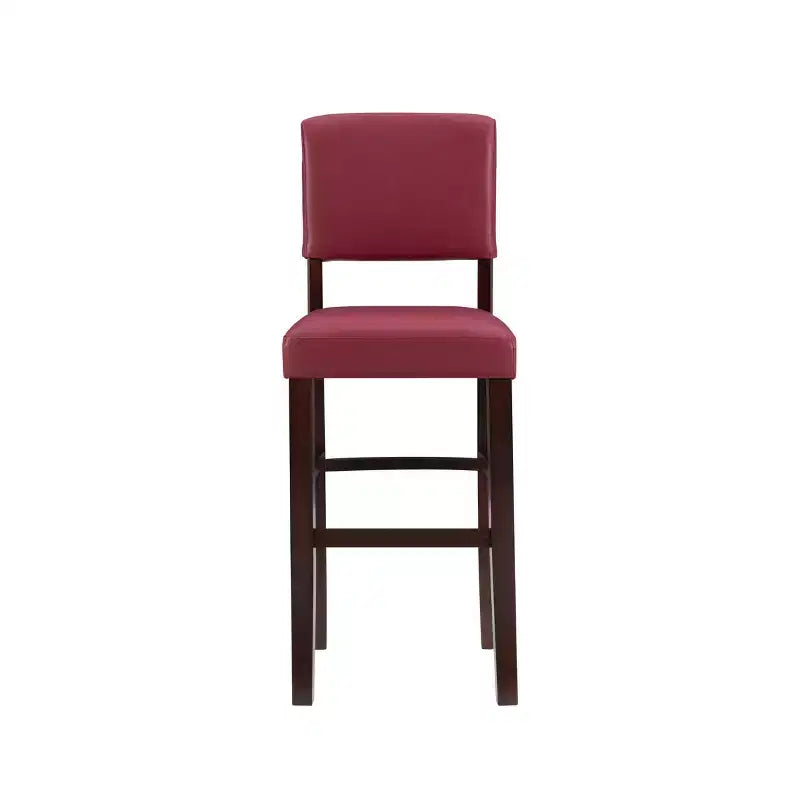 Tabouret de bar rembourré Morocco - Similicuir, Structure en bois d'hévéa, Hauteur d'assise 76 cm, 102 kg