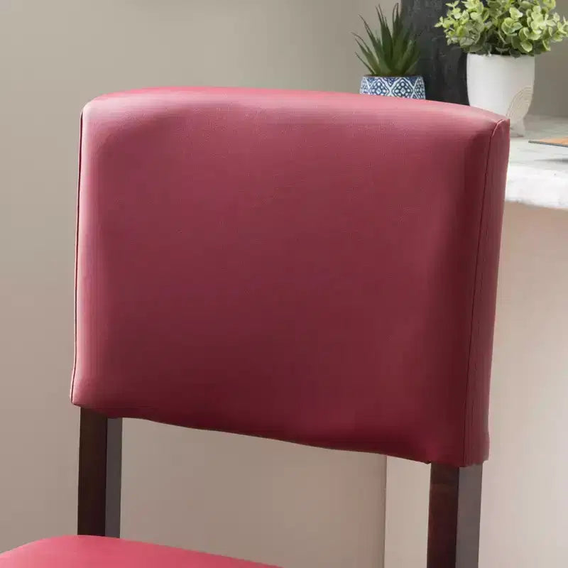 Tabouret de bar rembourré Morocco - Similicuir, Structure en bois d'hévéa, Hauteur d'assise 76 cm, 102 kg