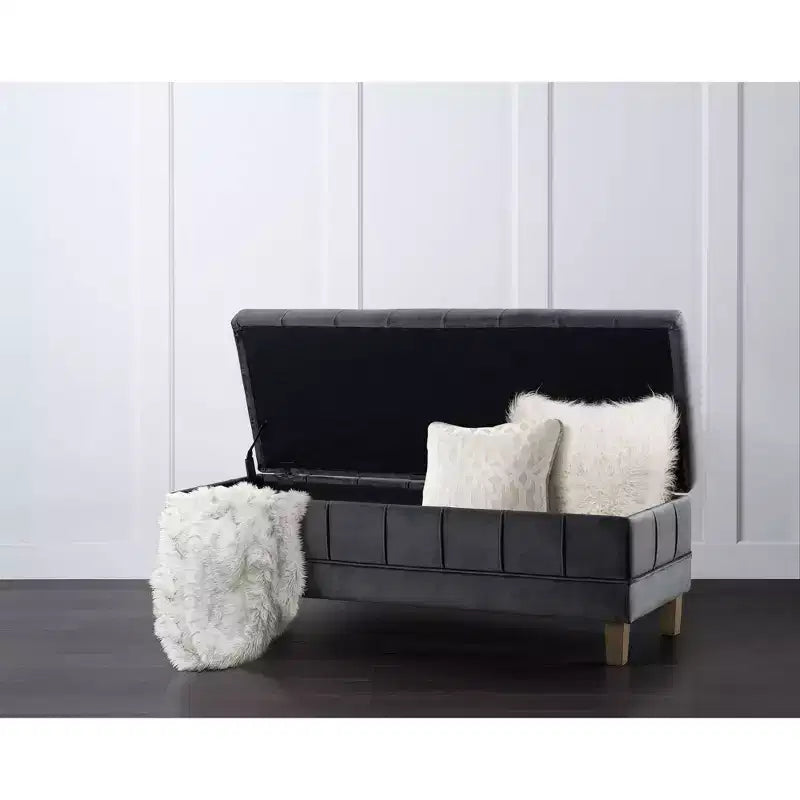 Jude Tufted Storage Ottoman - Picket House Furnishings