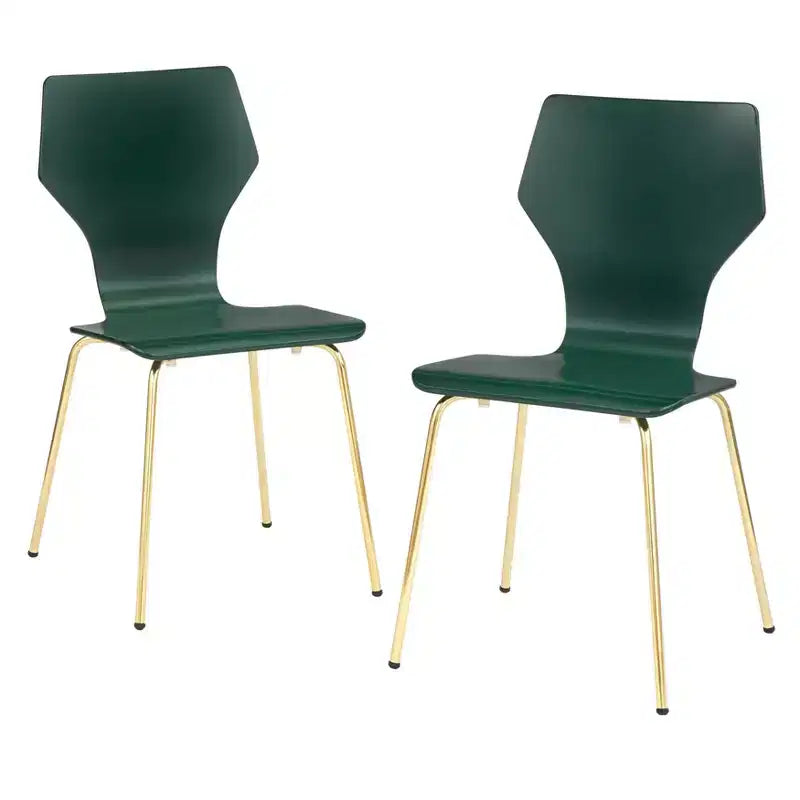 Set of 2 Enna Mid-Century Modern Bentwood Chairs - angelo:HOME