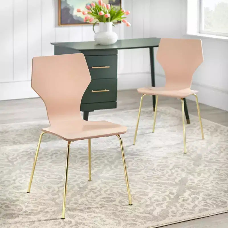 Set of 2 Enna Mid-Century Modern Bentwood Chairs - angelo:HOME