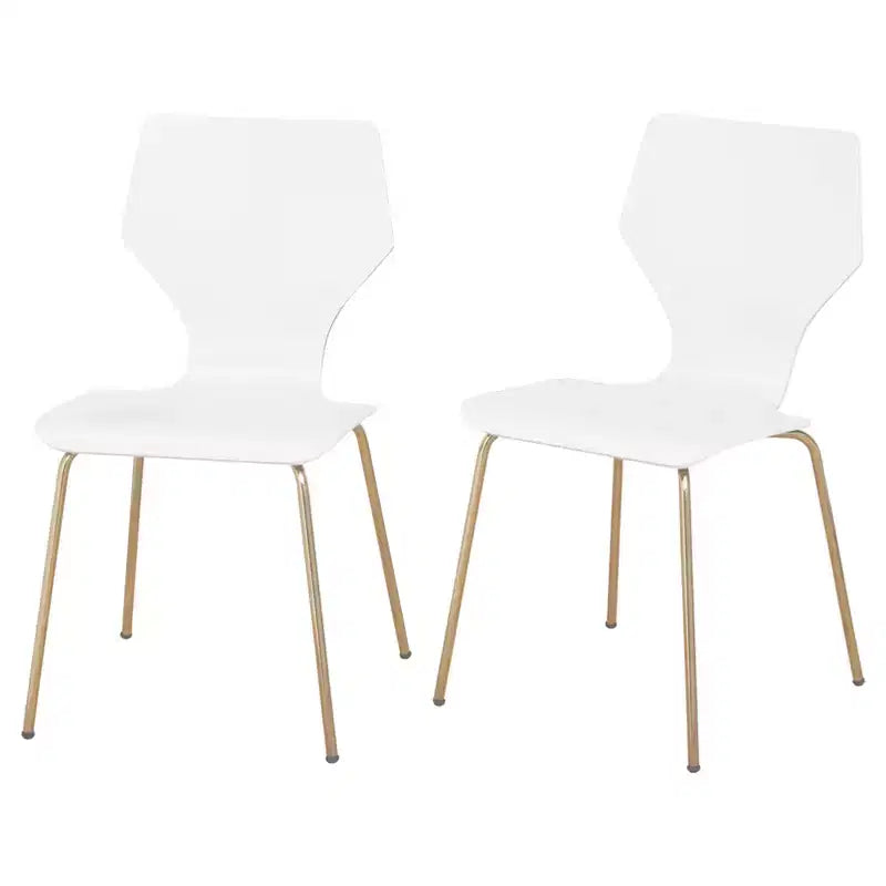 Set of 2 Enna Mid-Century Modern Bentwood Chairs - angelo:HOME