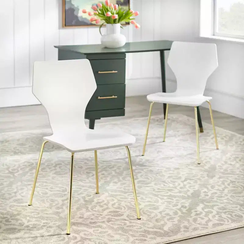 Set of 2 Enna Mid-Century Modern Bentwood Chairs - angelo:HOME
