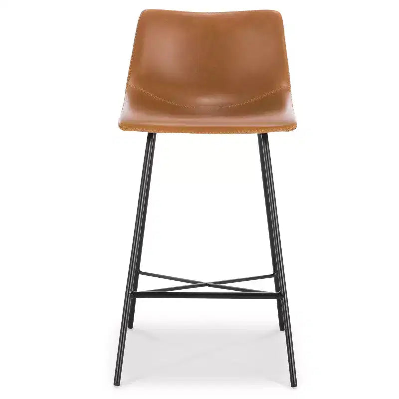 Lot de 2 tabourets de bar à hauteur de comptoir Paxton 61 cm Poly & Bark