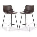 Poly & Bark Set of 2 24 High Paxton Counter Height Barstools