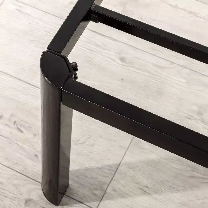 16 Van Metal Platform Bed Frame with Steel Slat Support Black - Zinus