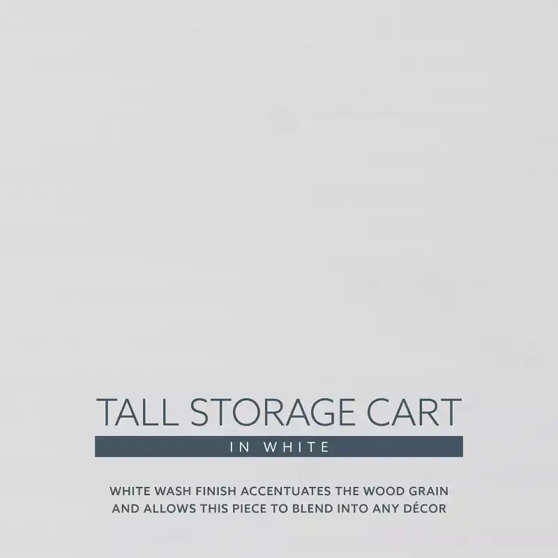 Cary 8 Drawer Rolling Storage Cart - Linon