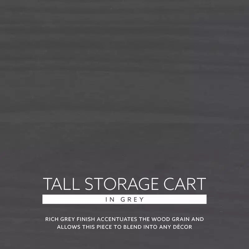 Cary 8 Drawer Rolling Storage Cart - Linon