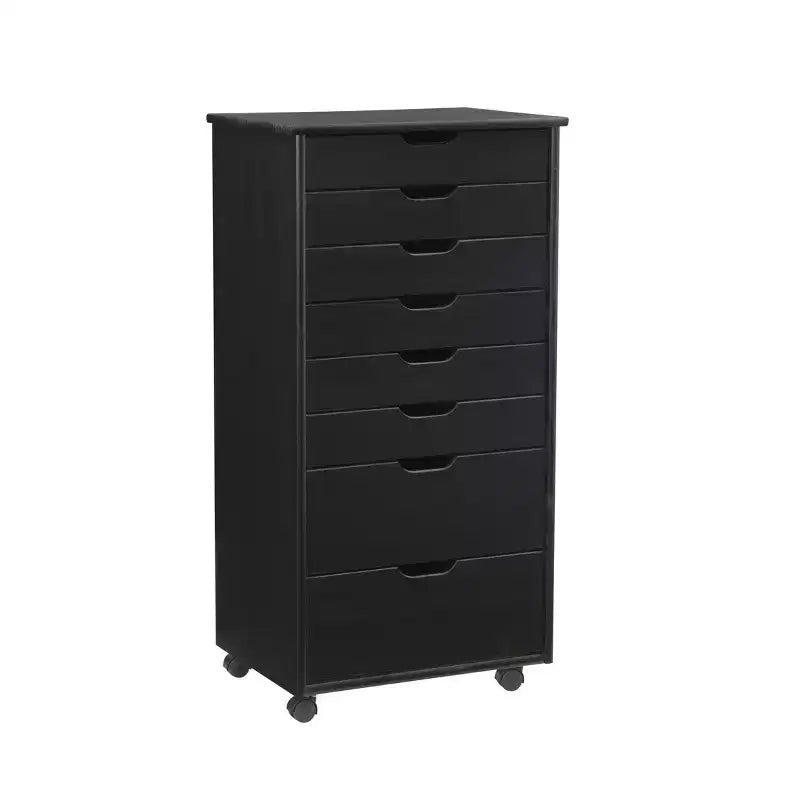 Cary 8 Drawer Rolling Storage Cart - Linon