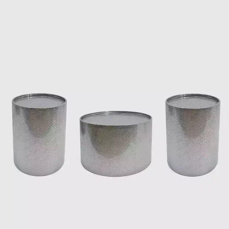 3pc Braeburn Modern Round Iron Accent Table Set - Christopher Knight Home