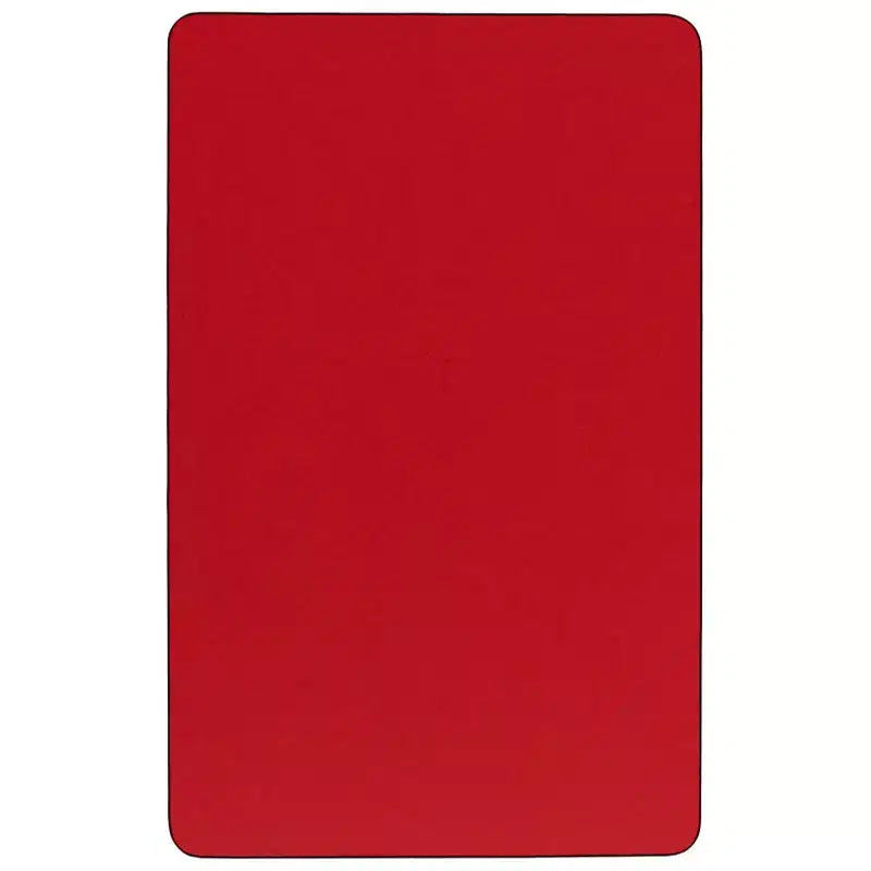 Flash Furniture Table d'activité rectangulaire en stratifié haute pression de 24''L x 48''l - Pieds réglables en hauteur standard