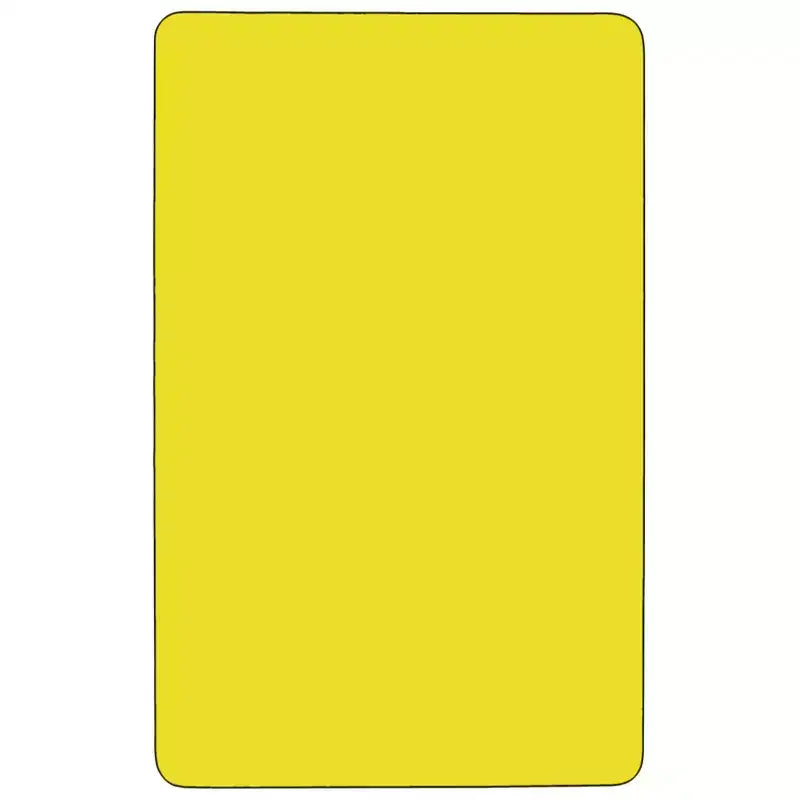 Flash Furniture Table d'activité rectangulaire en stratifié haute pression de 24''L x 48''l - Pieds réglables en hauteur standard