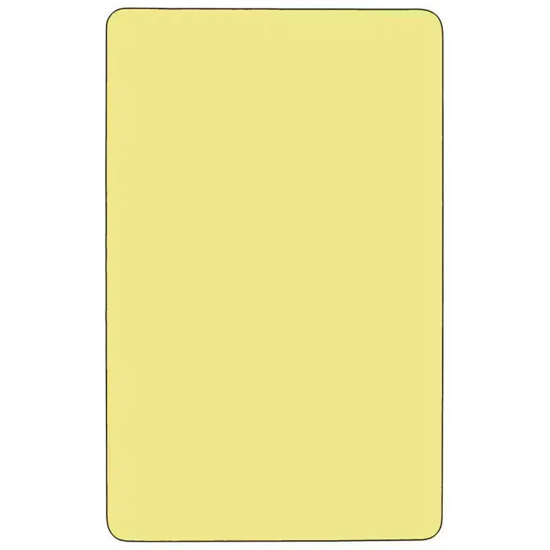 Flash Furniture 30''W x 72''L Rectangular Thermal Laminate Activity Table - Standard Height Adjustable Legs