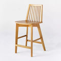 Linden Modified Windsor Wood Counter Height Barstool - Threshold designed with Studio McGee