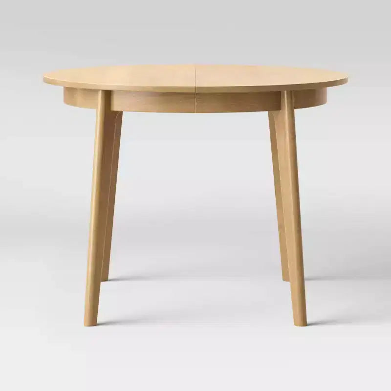 Table à manger extensible ronde Astrid style Mid-Century - Threshold