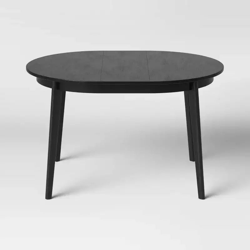 Table à manger extensible ronde Astrid style Mid-Century - Threshold