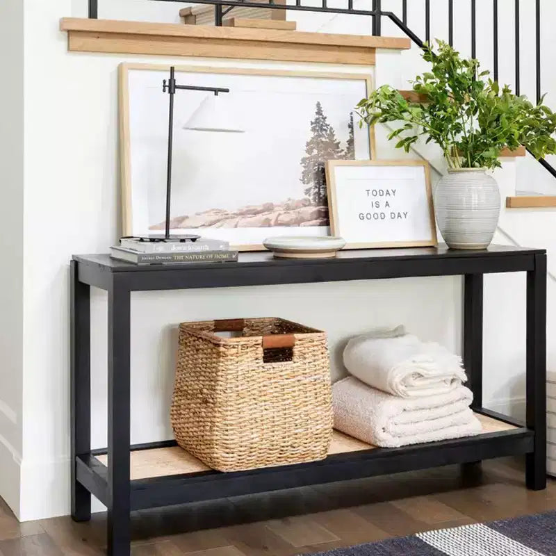 Pouf ottoman rond rembourré Lynwood - Threshold conçu avec Studio McGee