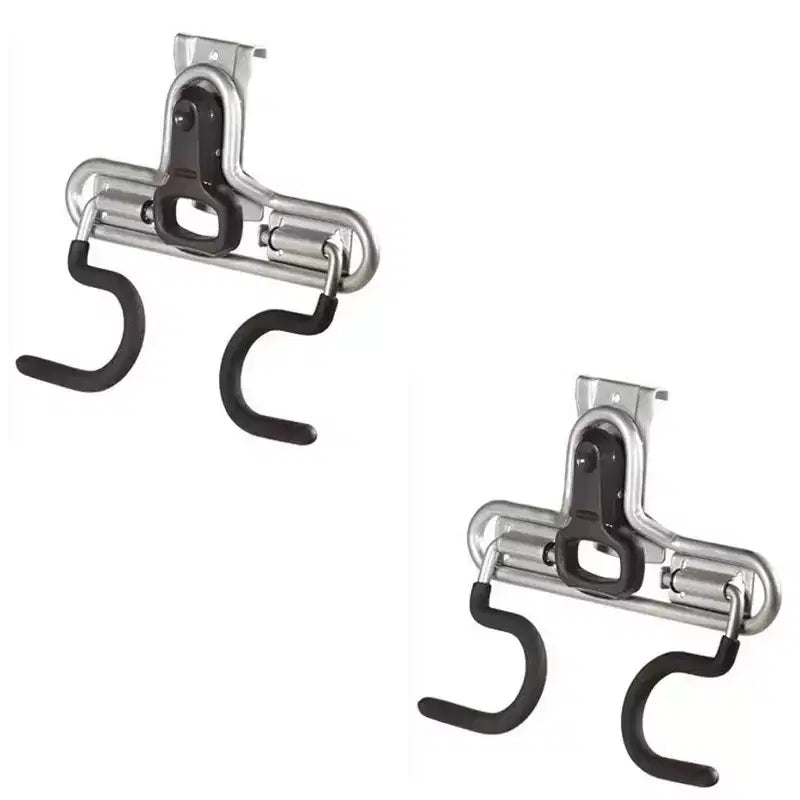 Rubbermaid FastTrack Wall S Hook 2 Handle Tool Storage Organizer Rack (2 Pack)