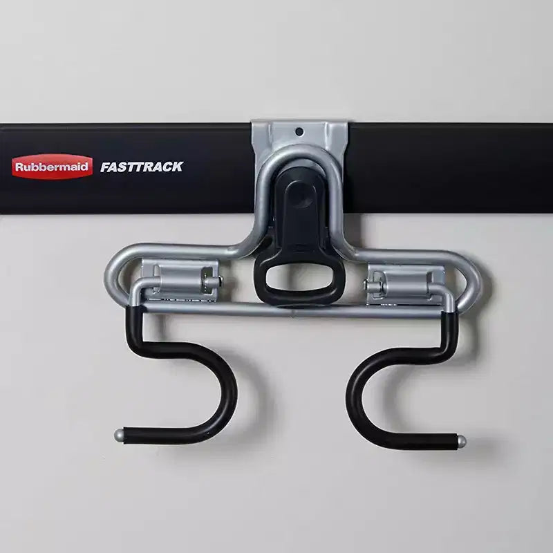 Support mural Rubbermaid FastTrack pour 2 outils à manche en S (lot de 2)
