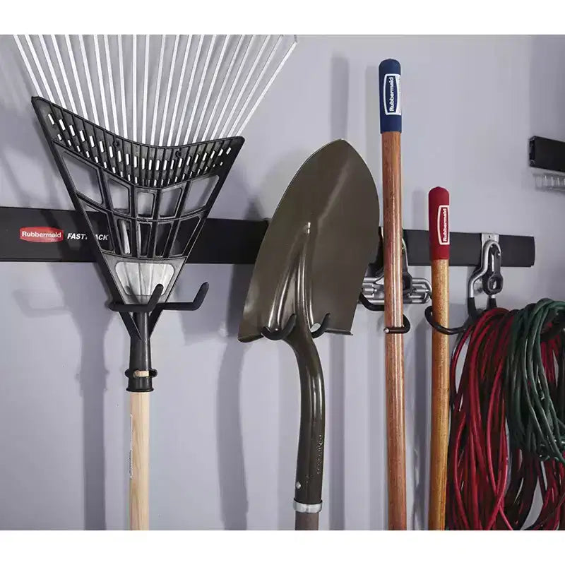 Support mural Rubbermaid FastTrack pour 2 outils à manche en S (lot de 2)