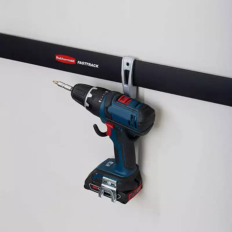 Rubbermaid Universal Metallic FastTrack Hanging Garage Hook Organizers (6 Pack)