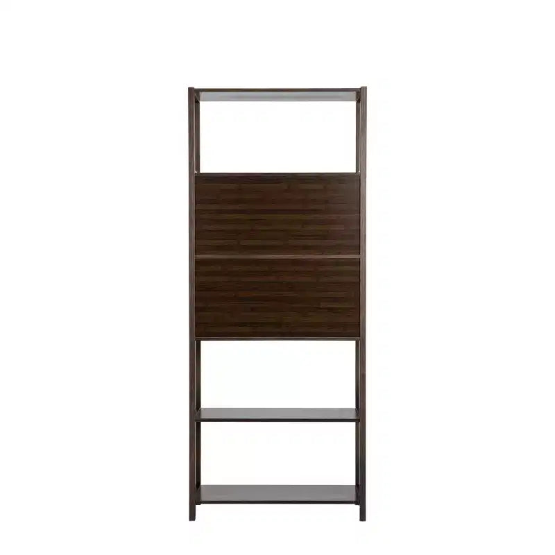 Selma Bamboo Bookcase Right Facing Spindle Cabinet - Boraam
