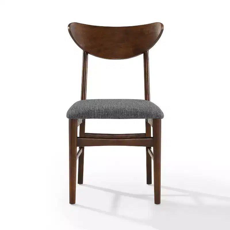 Set of 2 Landon Wood Dining Chairs with Upholstered Seat - Crosley