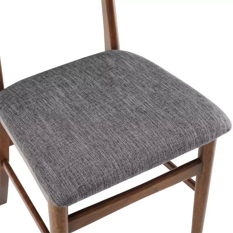 Set of 2 Landon Wood Dining Chairs with Upholstered Seat - Crosley