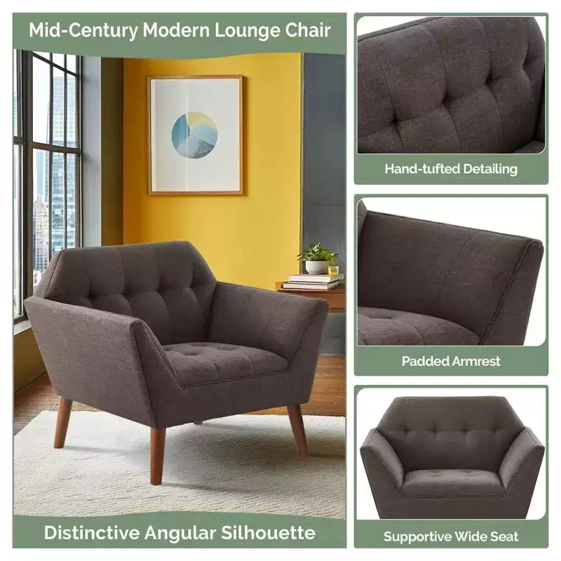 Newport Lounge Chair - Ink+Ivy