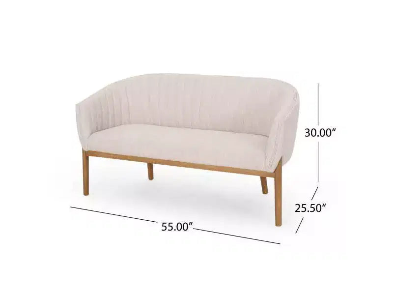 Galena Mid-Century Loveseat - Christopher Knight Home
