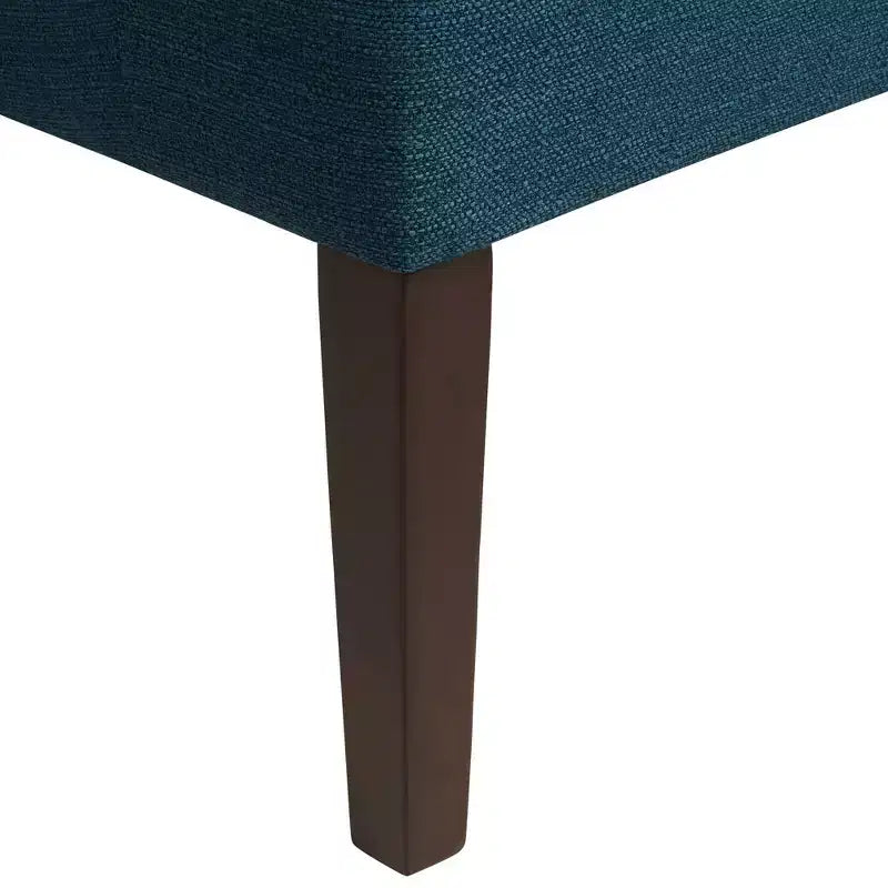Elm Lane Dixon 35 1/4 Blue Fabric Swoop Arm Chair
