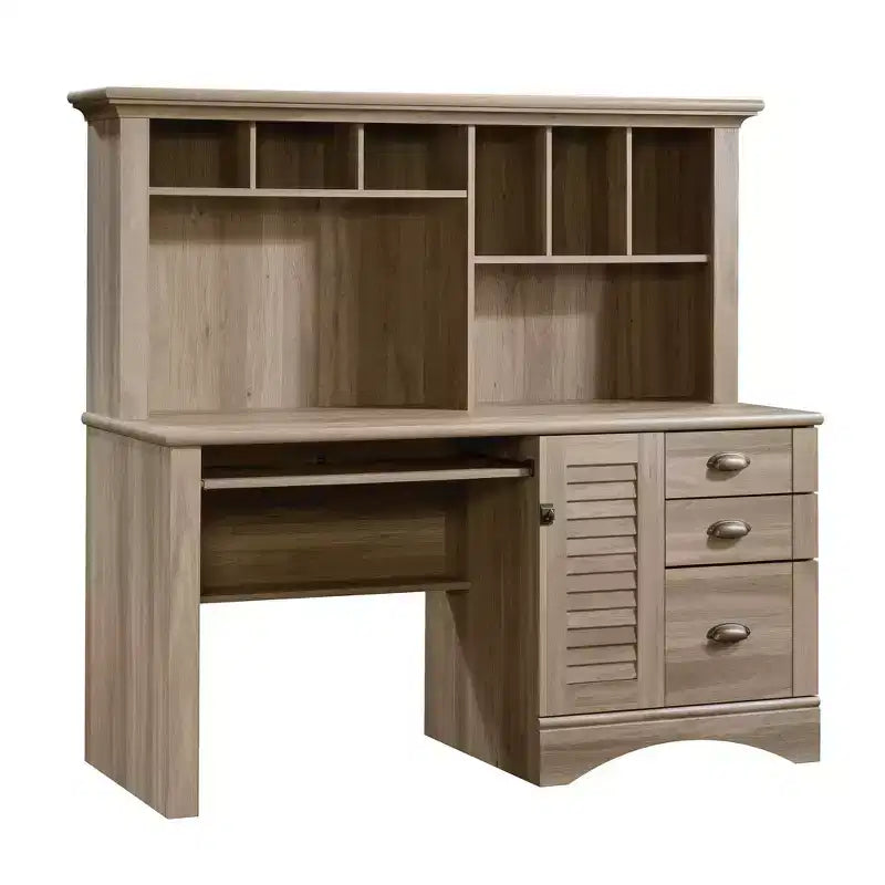 Harbor View Computer Desk with Hutch - Sauder