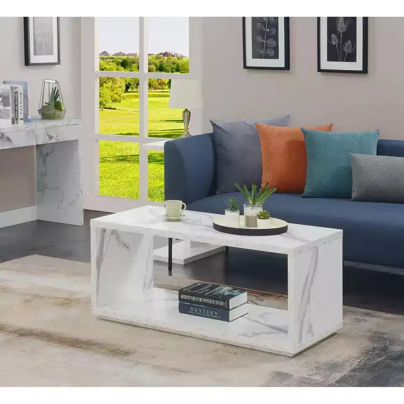 Table basse Northfield Admiral avec étagère - Breighton Home