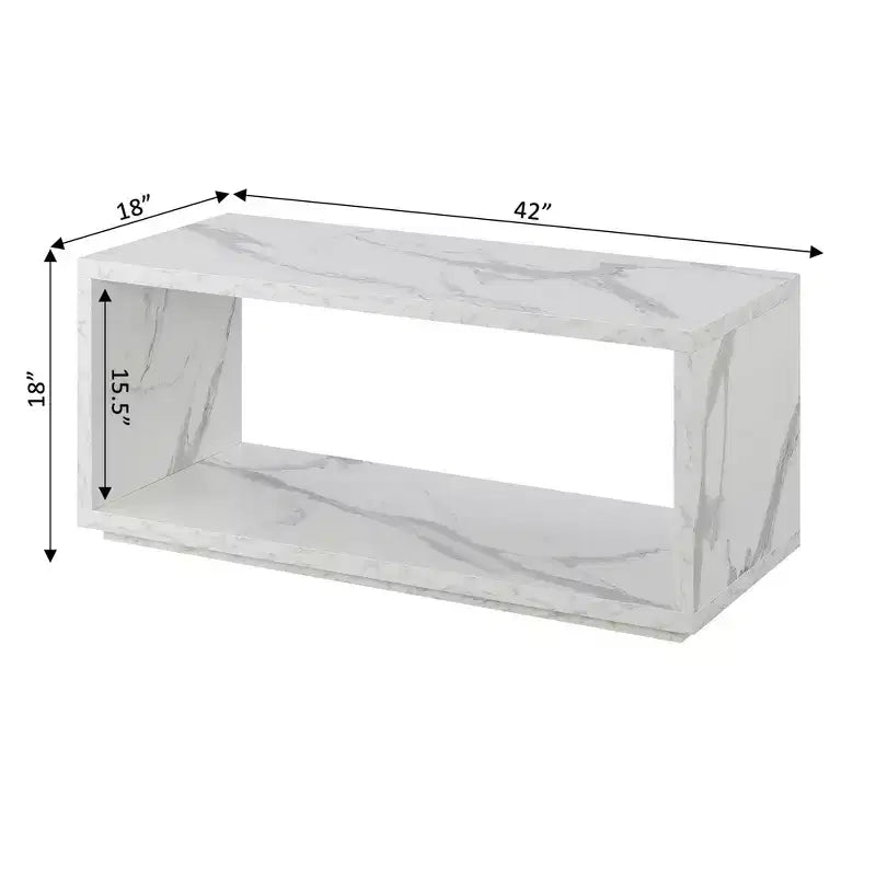 Table basse Northfield Admiral avec étagère - Breighton Home