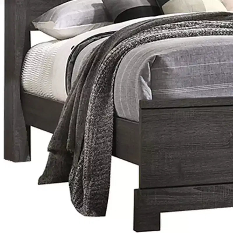 Lantha Bed with Storage Gray Oak - Acme Furniture