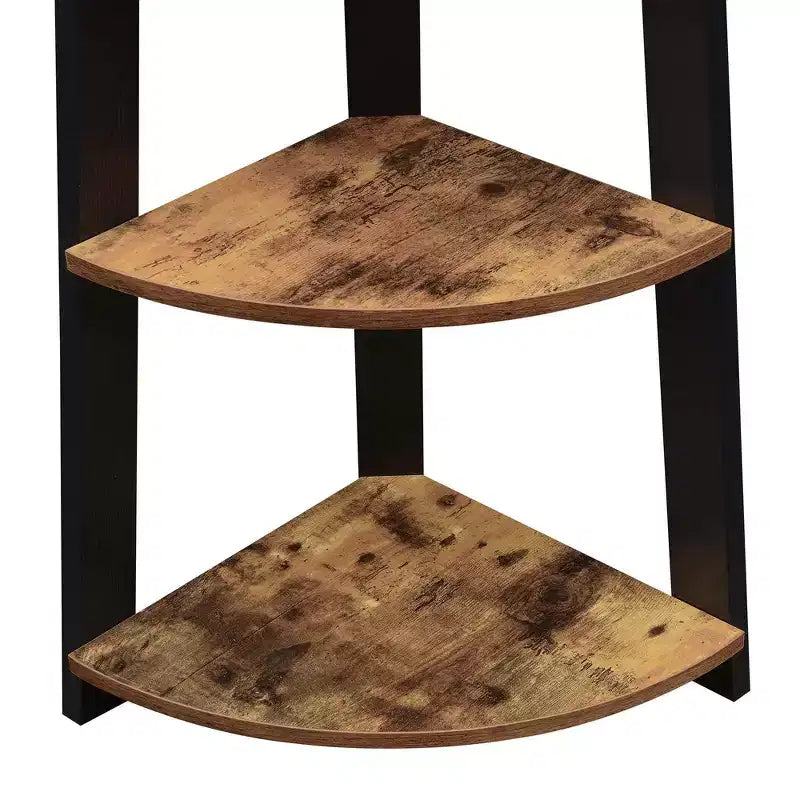 71 Newport 5 Tier Corner Bookshelf - Breighton Home
