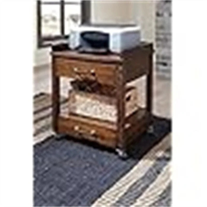 Industrial Office Printer Stand with Storage - 24 D x 22 W x 23 H