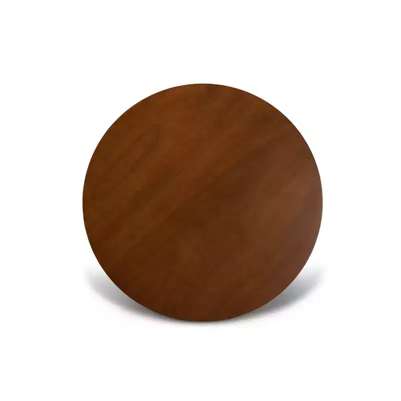 35 Tilde Wide Round Wood Dining Table - Baxton Studio