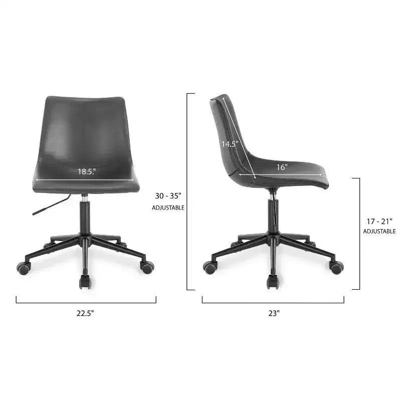 Chaise de bureau Poly & Bark Paxton
