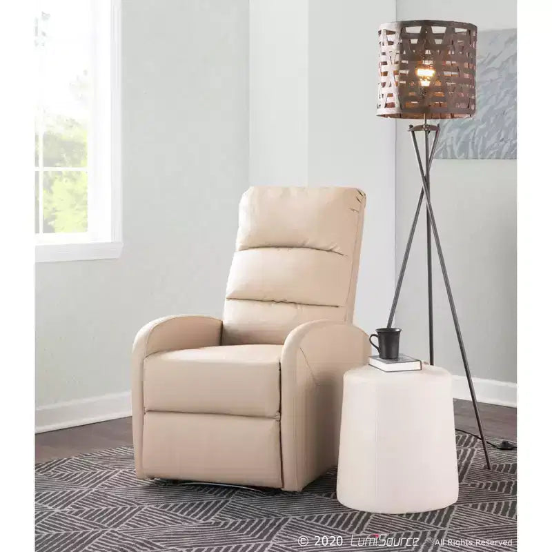 Dormi Contemporary Upholstered Recliner Chair - LumiSource