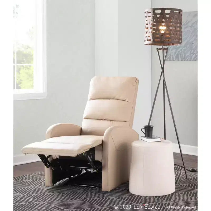 Dormi Contemporary Upholstered Recliner Chair - LumiSource