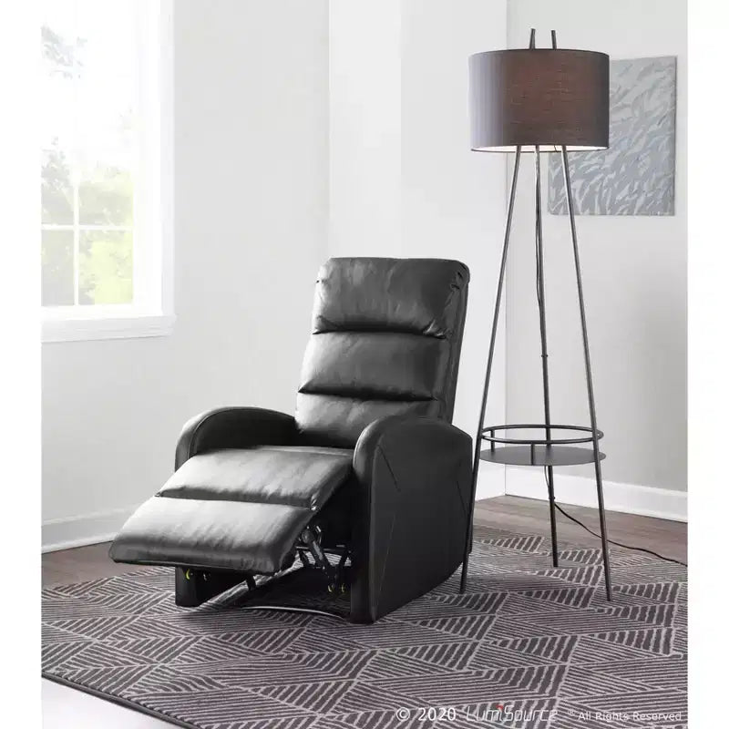 Dormi Contemporary Upholstered Recliner Chair - LumiSource