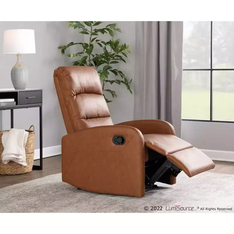 Dormi Contemporary Upholstered Recliner Chair - LumiSource