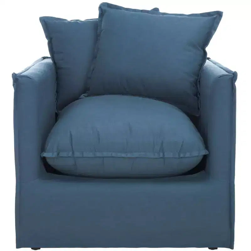 Joey Arm Chair - MCR4651A - Blue - Safavieh