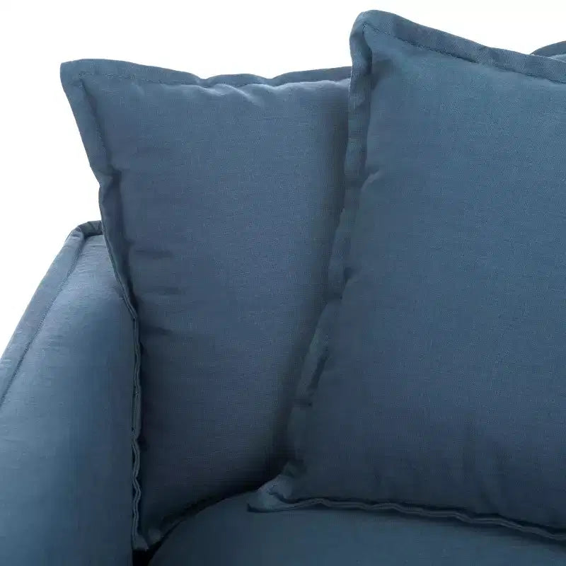 Joey Arm Chair - MCR4651A - Blue - Safavieh