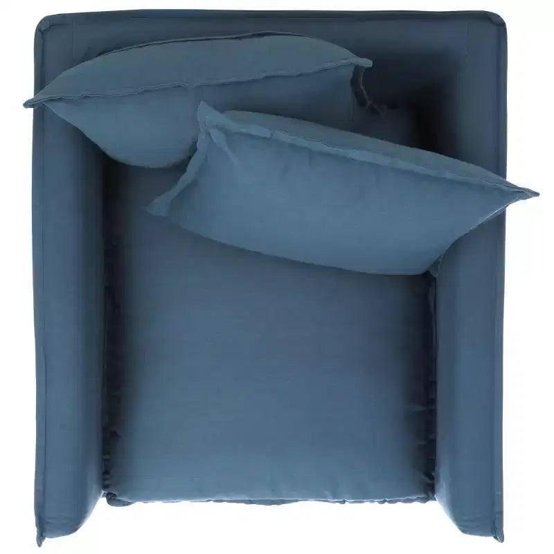 Joey Arm Chair - MCR4651A - Blue - Safavieh