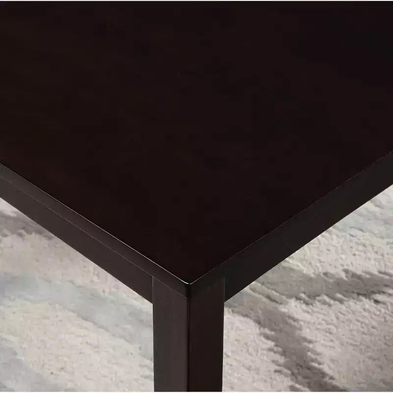 Ensemble de salle à manger rectangulaire contemporain Shaker 5 pièces Buylateral