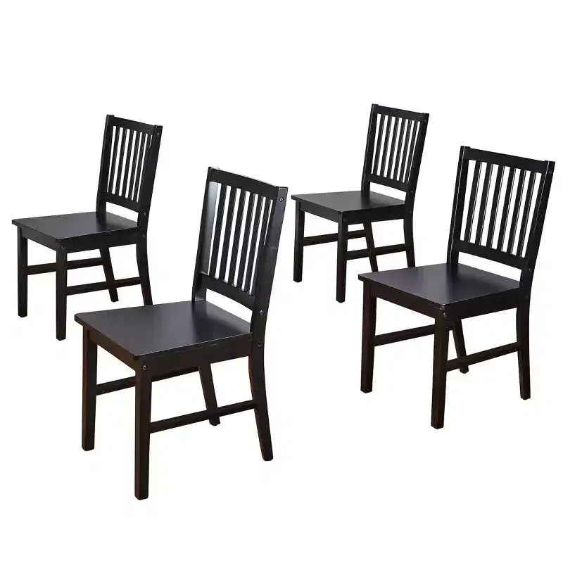Ensemble de salle à manger rectangulaire contemporain Shaker 5 pièces Buylateral