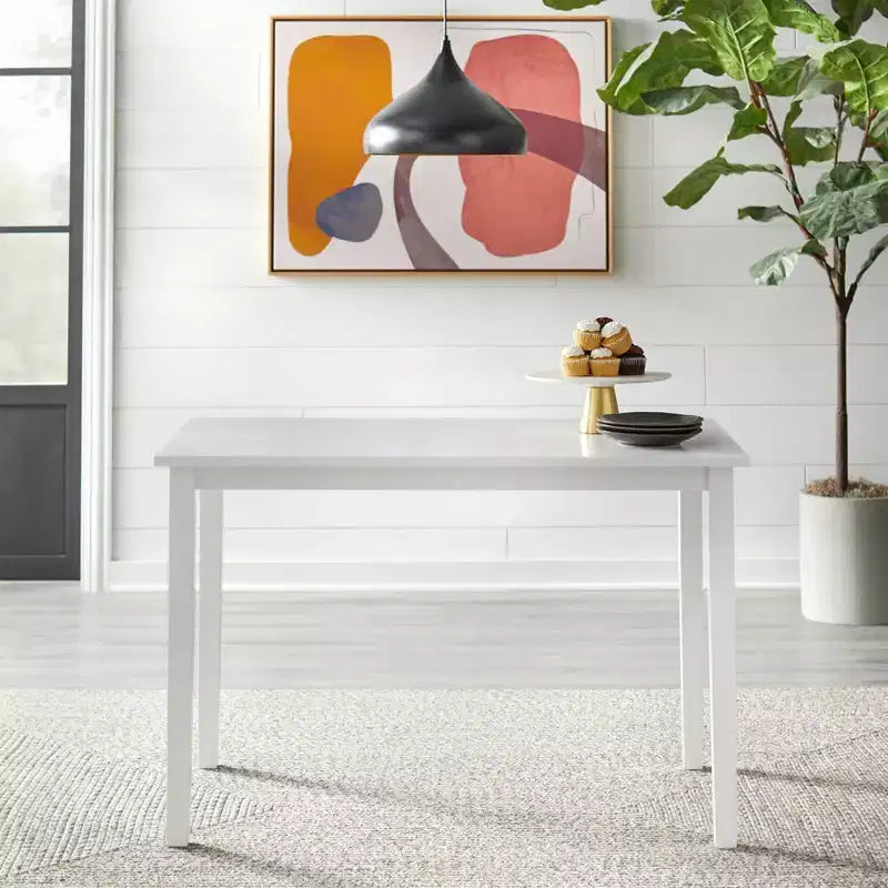 Ensemble de salle à manger rectangulaire contemporain Shaker 5 pièces Buylateral